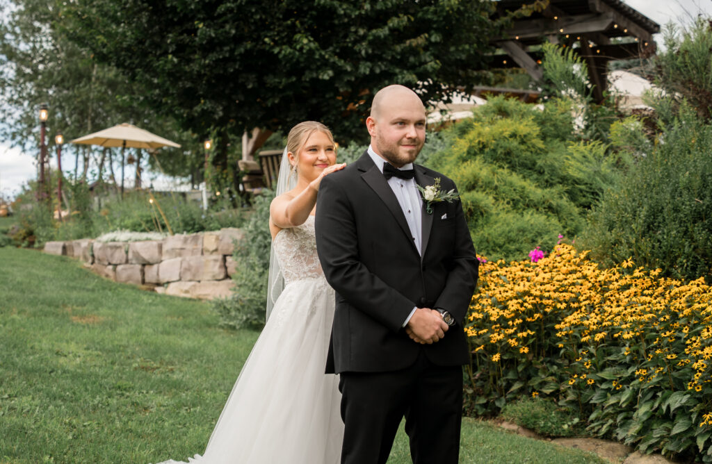 Buffalo NY wedding photographer Rochester NY wedding photographer WNY wedding photographer Hayloft in The Garden East Aurora NY